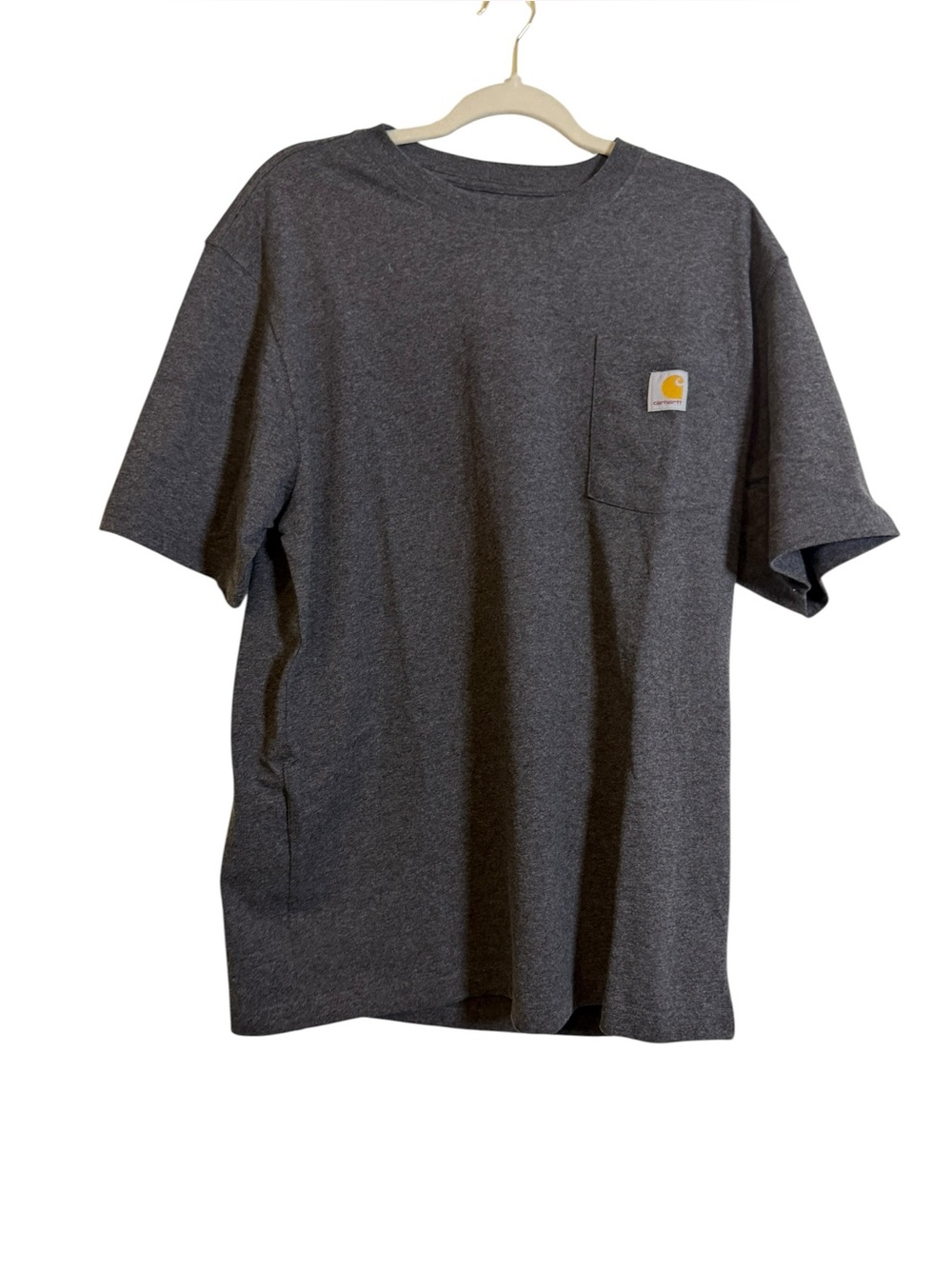 Carhartt Short Loose Fit Sleeve Pocket T-Shirt in Charcoal Grey sz M & XL